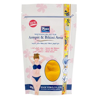 YOKO WHITENING SPA SALT FOR ARMPIT &amp; BIKINI AREA (220 g.)