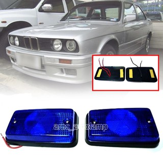 ไฟทับทิมสะท้อนแสง ใช้ทั้วไป BMW E30 316 318 325 M3 ฝาสีน้ำเงิน จำนวน 1 คู่