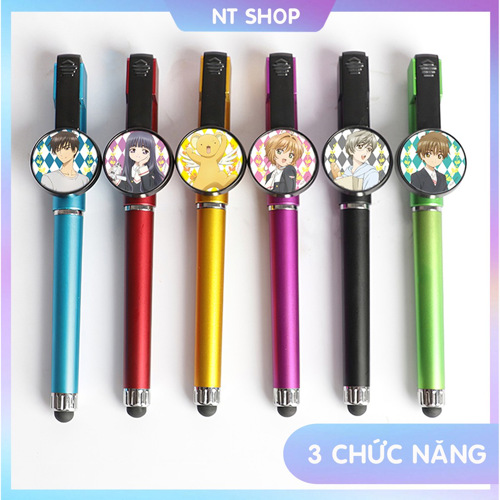ปากกา Cardcaptor Sakura 3 in 1 (ปากกา+ปากกาสัมผัส+ที่วางโทรศัพท์)