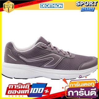 รองเท้าผู้หญิงสำหรับใส่วิ่งจ็อกกิ้งรุ่น CUSHION (สีเทา) Womens jogging shoes - CUSHION - gray