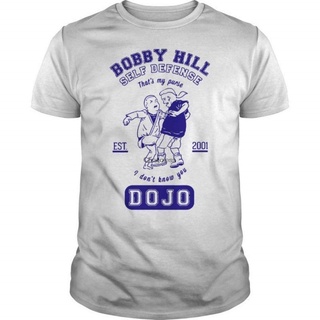 เสื้อยืด มีฮู้ด ลาย Bobby Hillself Defense Dojo DM สีดํา สําหรับผู้ชาย และผู้หญิงS-5XL