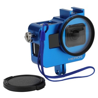 GoPro 5 Aluminum Alloy Protective Case(Blue)