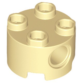 Lego part (ชิ้นส่วนเลโก้) No.17485 / 79566 Brick, Round 2 x 2 with Pin Holes