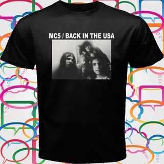 เสื้อยืดครอปเสื้อยืด ลายวงร็อค Mc5 Back In The USA Hard Legend สําหรับผู้ชายS-5XL