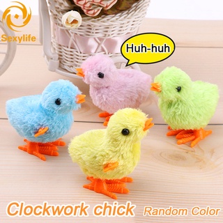  Wind-Up Kids Toy Jumping Chicken Ducklings Easter Egg Baby Toys Party Supplies