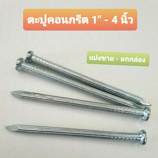 ตะปูคอนกรีต 1 นิ้ว - 4" นิ้ว   ( ยกกล่อง)