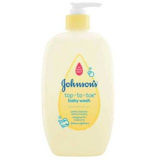 Johnsons Baby top to toe wash 500 ml.  จอห์นสัน เบบี้ ท็อป ทู โท วอช สบู่เหลว อาบ และ สระ ในขวดเดียว 500มล. x 1 ขวด