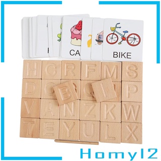 [HOMYL2] Alphabet Tracing Board Montessori Letters Development Toys for Kids Baby