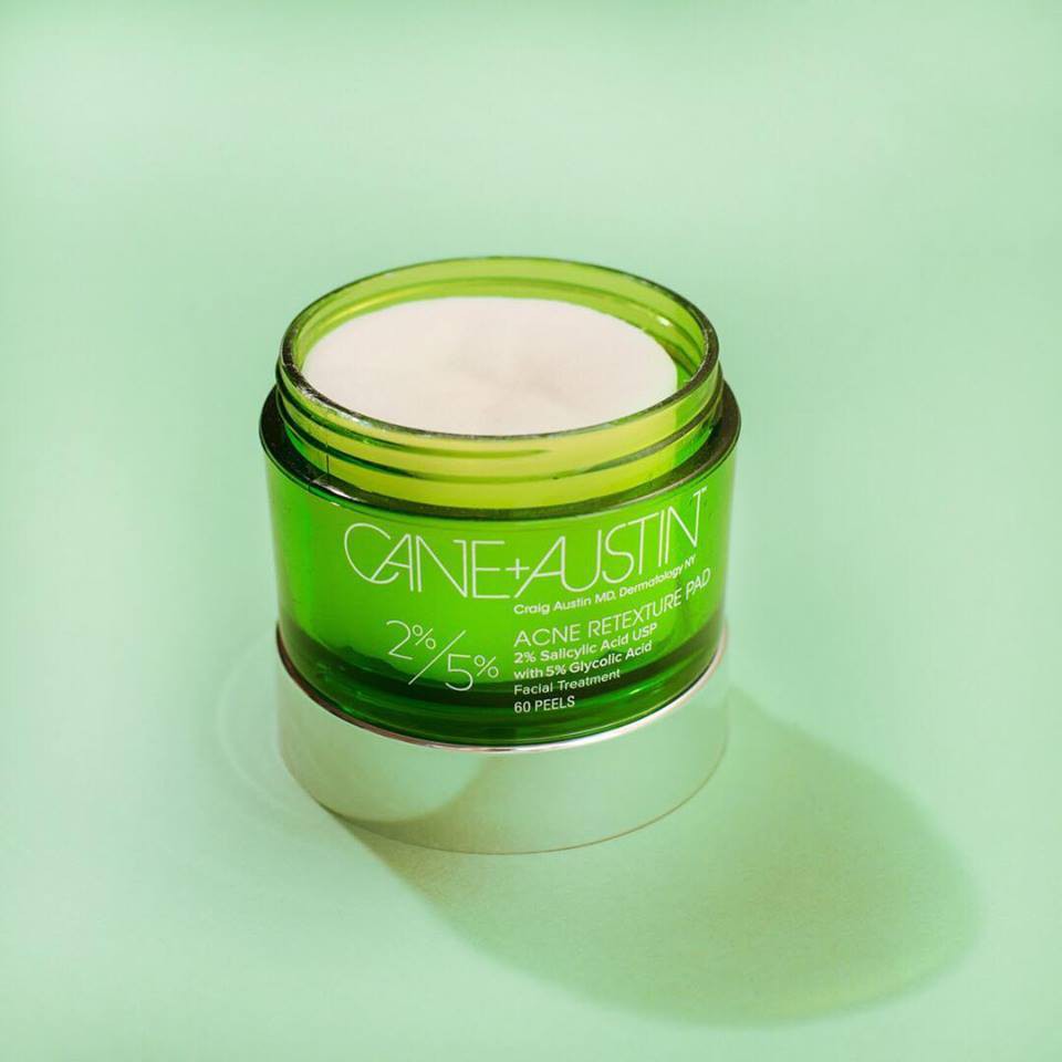 ของแท้ ส่งฟรี Cane Austin Acne Retexture Pad 5 Glycolic Acid and 2