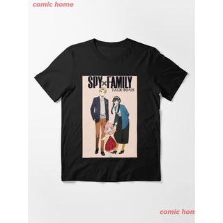 DRG เสื้อยืดโอเวอร์ไซส์2022 Spy Family Manga Essential T-Shirt เสื้อยืดพิมพ์ลาย เสื้อยืดอนิเมชั่น คอกลม cotton แฟชั่น Un