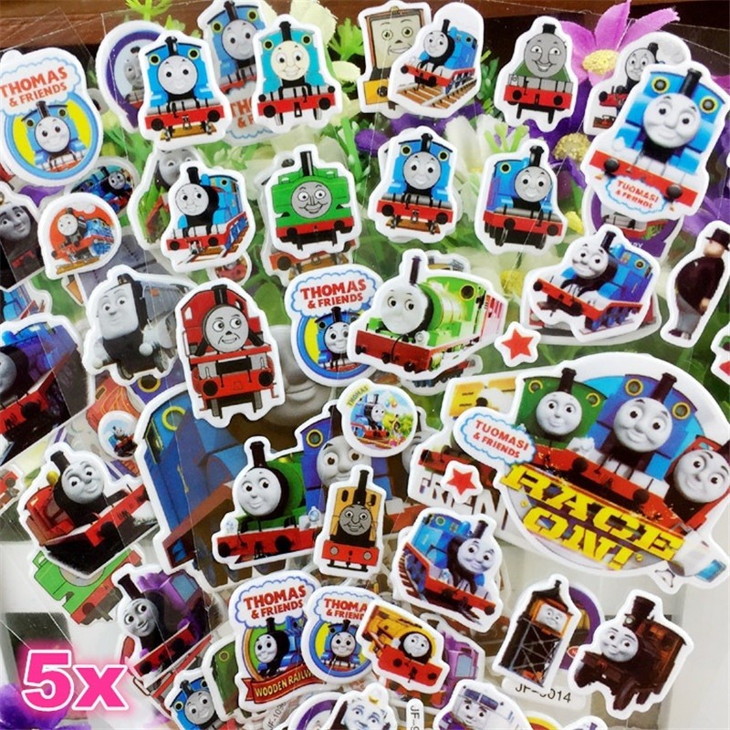 สติกเกอร์การ์ตูน Thomas The Train 5 แผ่น