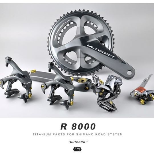 S-PARTS น็อตแต่ง ชุดเกียร์ Shimano Ultegra R8000