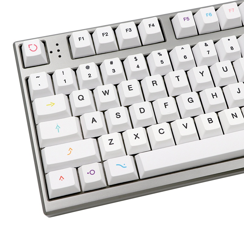 Fruits Keycap White Theme Minimalist Style Cherry Profile for 61/64/68/75/84/RK836/87/96/980/108 Keyboard Keycaps #8