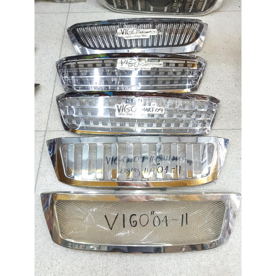 กระจังหน้า หน้ากระจัง TOYOTA VIGO ปี2004-2014 งานศูนย์หลายแบบ โครเมี่ยม แฮมเมอร์ เอสคลาส LEXUS