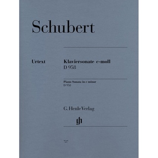 SCHUBERT Piano Sonata c minor D 958 (HN727)