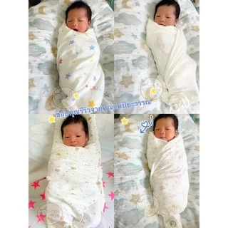 Little Muslin ผ้าอ้อม ใยไผ่ 100% 27x27นิ้ว ผ้านิ่มมาก ไม้ไผ่ล้วน ทอทรงเพชร 70x70ซม