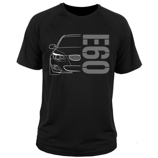 E60 เสื้อยืดคลาสสิก Drift Bmw Series 5 สีดําสําหรับผู้ชาย