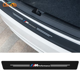 GTIOATO BMW M คาร์บอนไฟเบอร์ สติกเกอร์ท้ายรถ Carbon Fiber กันรอยท้ายรถ กันรอยกันชนหลัง สติ๊กเกอร์ติดรถ สำหรับ BMW E39 E36 E46 F10 F30 E90 E30 E60 G20 X1 X3 X5 X4 Z4 M8 M3 X7 M5 X6 M4