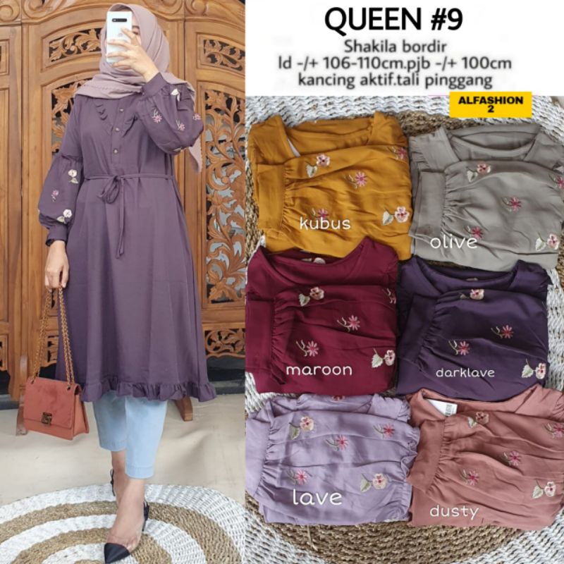 RESTOCK QUEEN 9 TUNICS BY ALFASHION