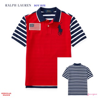 RALPH LAUREN COTTON MESH POLO SHIRT (BOY SIZE 8-20)