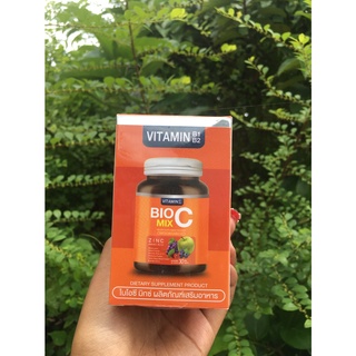 BIO C MIX ไบโอซี มิกซ์ วิตมินซี  1 กล่องบรรจุ 30 เม็ด