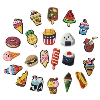 Jibbit เข็มกลัด รูปโดนัท แฮมเบอร์เกอร์น่ารัก เครื่องประดับ สําหรับผู้หญิง