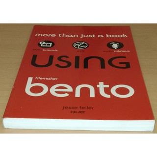 Using FileMaker Bento      more than just a book