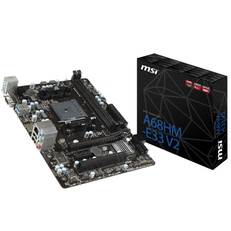 MAINBOARD MSI A68HM-E33 V2 (FM2+)รับประกัน 3ปี