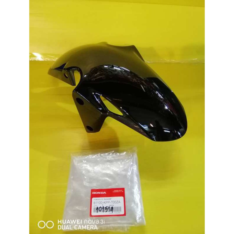 บังโคลนหน้าCBR150 i หัวฉีด สีดำเงา ตรงรุ่น แท้ศูนย์เบิกHONDA 61100-KPP-T00ZA ส่งฟรี