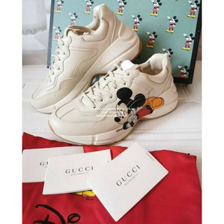 🤓Disney x Gucci Rhyton Mickey Mouse 📢อุปกรณ์ : การ์ด เชือกสำรอง ถุงผ้า