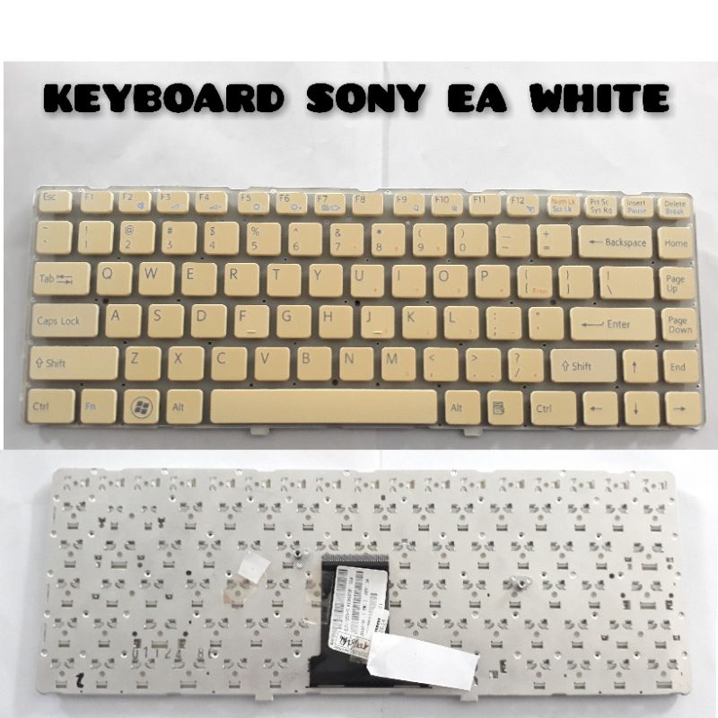 SONY VPC-EA VPC-EA21 VPC-EA22 VPC-EA23 VPC-EA24 VPC-EA25 VPC-EA26 VPC-EA27 VPC-EA29 คีย์บอร์ดสีขาว