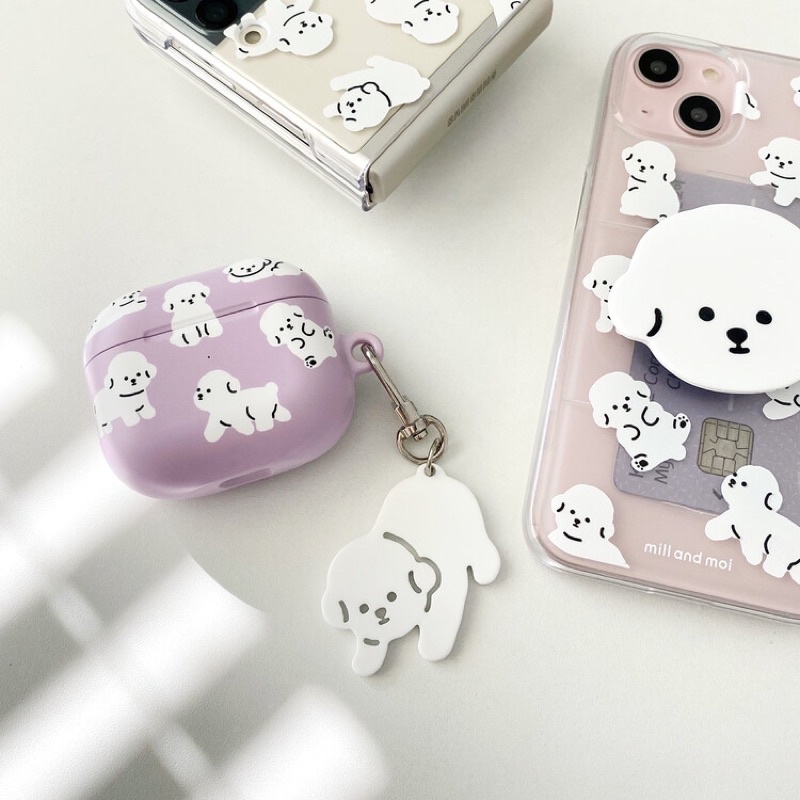 [Pre-order] mill and moi — Noisy Purple AirPods case เคสแอร์พอร์ต