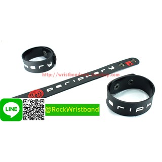 Periphery ขายริสแบนด์  PPY317NB Wristband สายรัดข้อมือวงร็อค