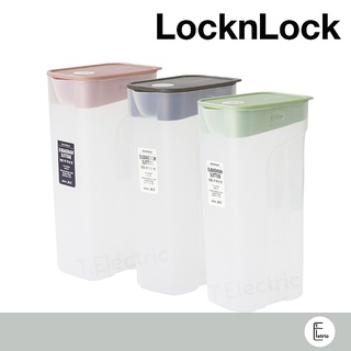 LocknLock เหยือกน้ำรูปทรงกระบอก 1.4 ลิตร รุ่น HAP817 Slim Handable Jug กระบอกน้ำ ขวดน้ำพกพา สีพาสเทล