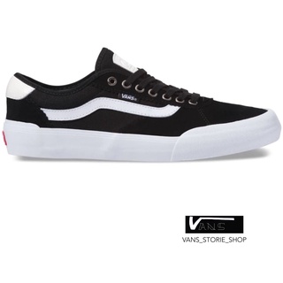 VANS CHIMA PRO 2 BLACK WHITE SNEAKERS สินค้ามีประกันแท้