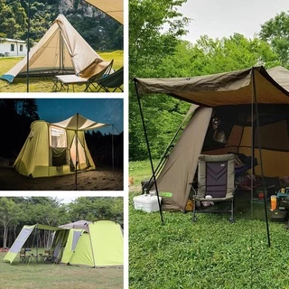 Sanlike เต็นท์เสา Tarp Pole อลูมิเนียมเต็นท์ Rod 190 ซม.ปรับ Camping เต็นท์เสา 2 ชุดพร้อมถุงเก็บ 190 ซม.