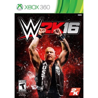 WWE2K16 xbox360 [Region Free] แผ่นเกมXbox360 แผ่นไรท์สำหรับเครื่องที่แปลงแล้ว LT/RGHทุกโซน