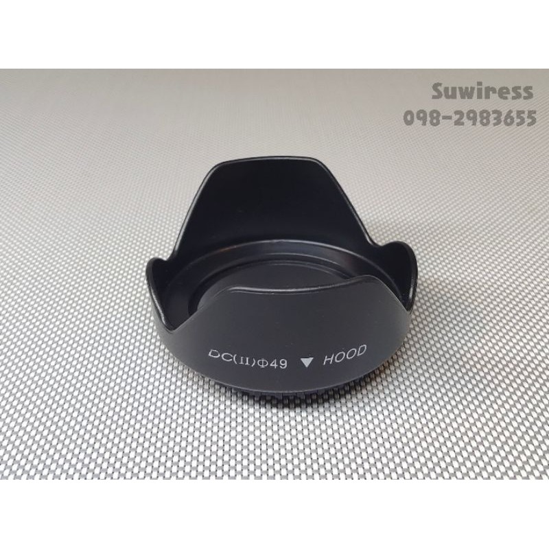 Lens hood flower shape ฮูดทรงกลีบดอกไม้ 49mm