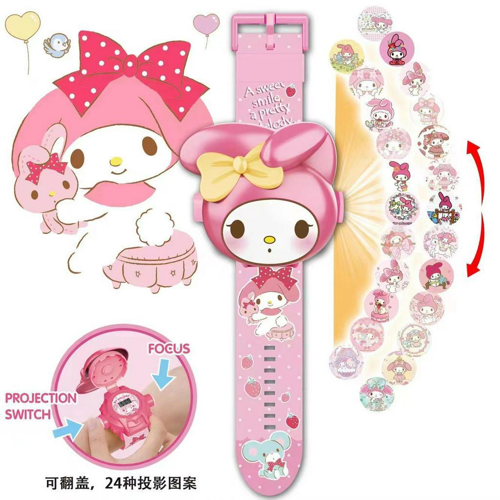 นาฬิกาโปรเจคเตอร ์ สําหรับเด ็ ก Serogede นาฬิกาอิเล ็ กทรอนิกส ์ การ ์ ตูน Barking Team Iron Man Boys Girls Toy Watch
