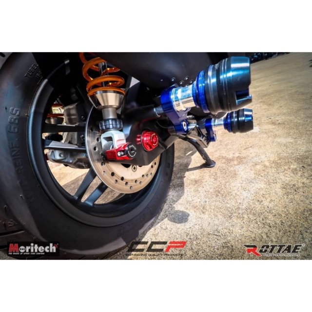 ครอบโช๊ค หรือ ล็อคโช๊ค Aerox / Xmax 300 / Forza / Nmax พร้อมส่ง