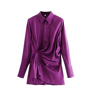 💜 purple dress with metallic color
