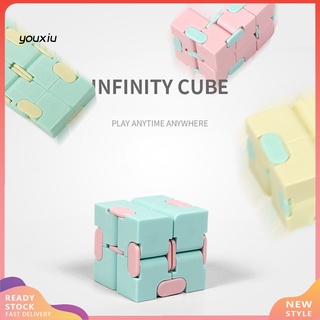 Youxiu Fidget Block Infinite Cube ของเล่นคลายเครียด สําหรับเด็ก และผู้ใหญ่