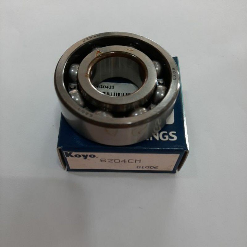 ลูกปืนเบอร์ 6204 ใส่ข้างข้อ GTO ทุกรุ่น/ KAWASAKI ถ้าเบอร์เท่ากันสามารถใส่ด้วยกันได้ และ 6204E9 มีร่องใส่ข้างข้อ FR-80