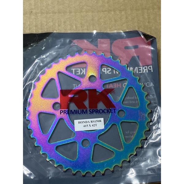 Honda RS150 / RSX150 RK 415 Sprocket Titaium Rainbow 37-44