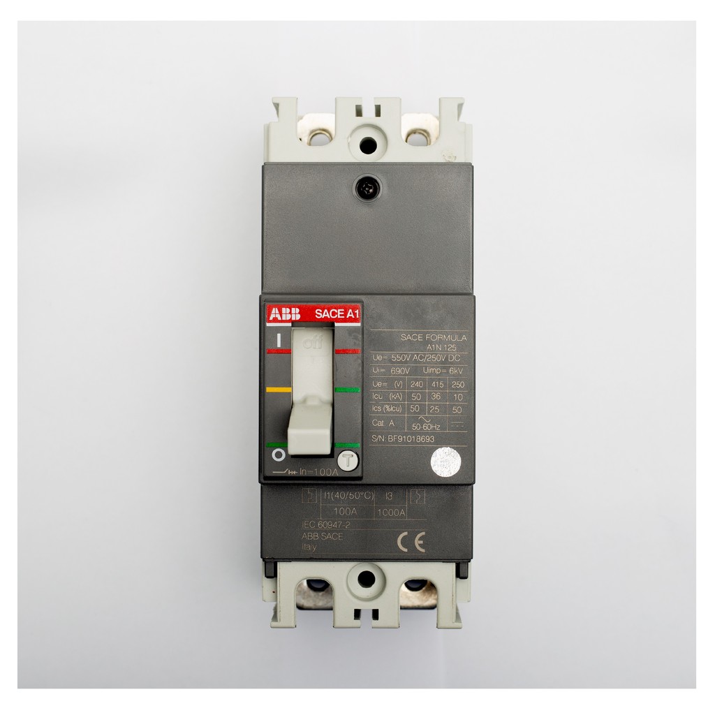 ABB Breaker เอบีบี เบรคเกอร์ MCCB Formula A1N 125 TMF 100A 2P (36kA)  🚀จัดส่งเลย! 🚀