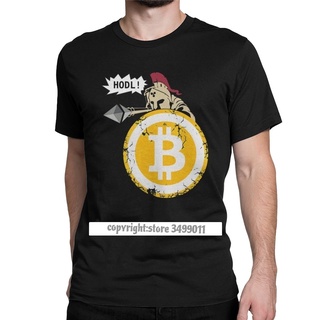 เสื้อยืด ผ้าฝ้าย พิมพ์ลาย Bitcoin HODL Your Cryptos Cryptocurrency สําหรับผู้ชาย ใส่ออกกําลังกาย ส่งฟรี