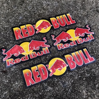 สติ๊กเกอร์ กระทิงแดง สติกเกอร์ รถแข่ง MotoGP Red Logo 3D ปั๊มนูน แต่งรถ JDM Racing Sticker ติดรถ รถมอเตอร์ไซค์ รถยนต์