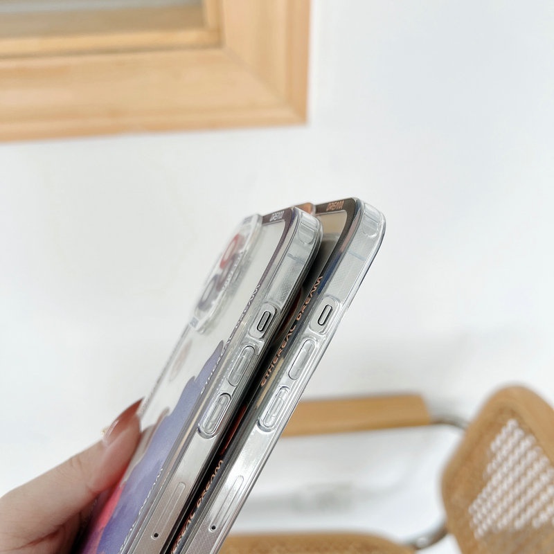 เคส Infinix Smart 8 7 6 Plus 5 Hot 40 Pro 40i 30 30i 20 20i 20S 12 12i 11 10 10S 9 8 Play Note 30 4G 5G VIP 12 G96 10 Pro Zero 20 TECNO SPARK 20 20C 10 Pro GO 2024 POVA 5 4 Pro Hot30 Hot30i Transparent Protect Camera Dusk Clouds Soft Case - รูปที่ 6