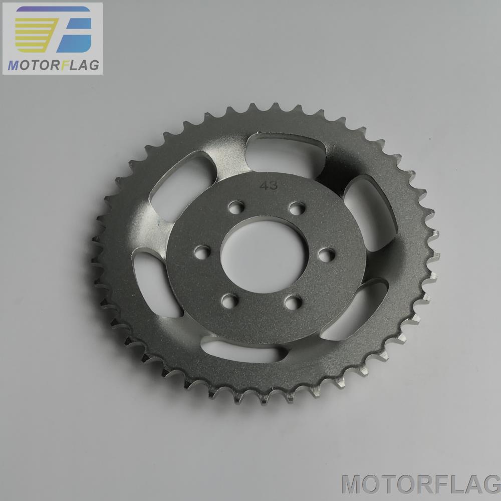 สเตอร์หลัง 520-43T สําหรับ Benelli TNT25 TNT 25N BN251 TRK251 Leoncino 250 60002N220001#