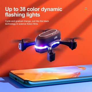 Optical Flow การถ่ายภาพทางอากาศ Drone พร้อมไฟ LED สีสันสดใสรีโมทคอนโทรลของเล่นเครื่องบินขนาดเล็ก